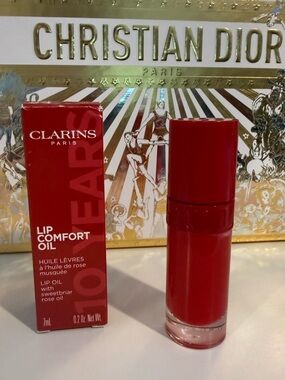 Clarins Lip Comfort Oil — Red full size